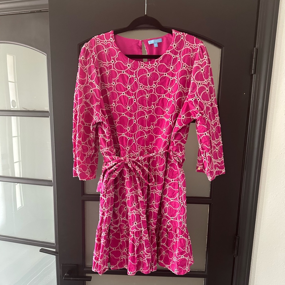 Draper James 3/4 sleeve tie waist dress size XXL
